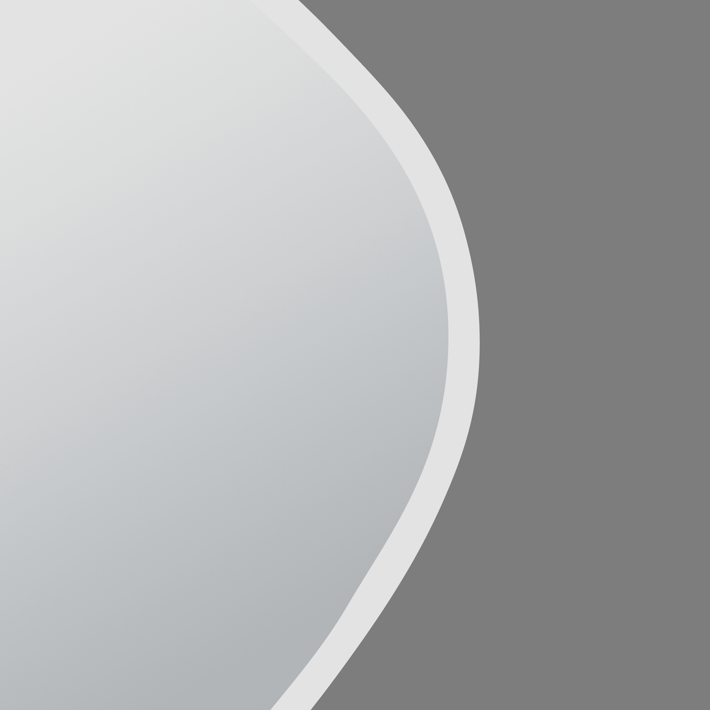Eva Irregular Shaped LED Lighted Mirror with Dimmer & Defogger - Available in 2 Sizes