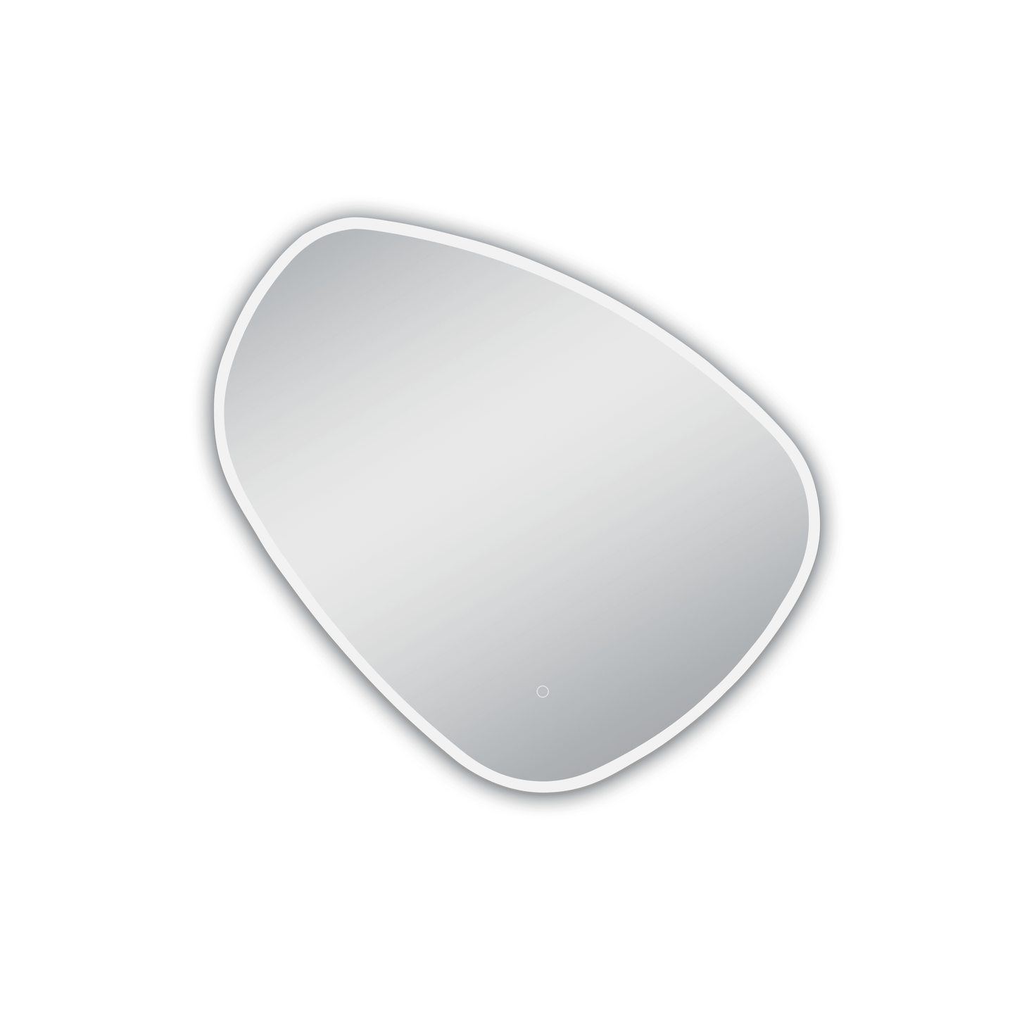 Eva Irregular Shaped LED Lighted Mirror with Dimmer & Defogger - Available in 2 Sizes