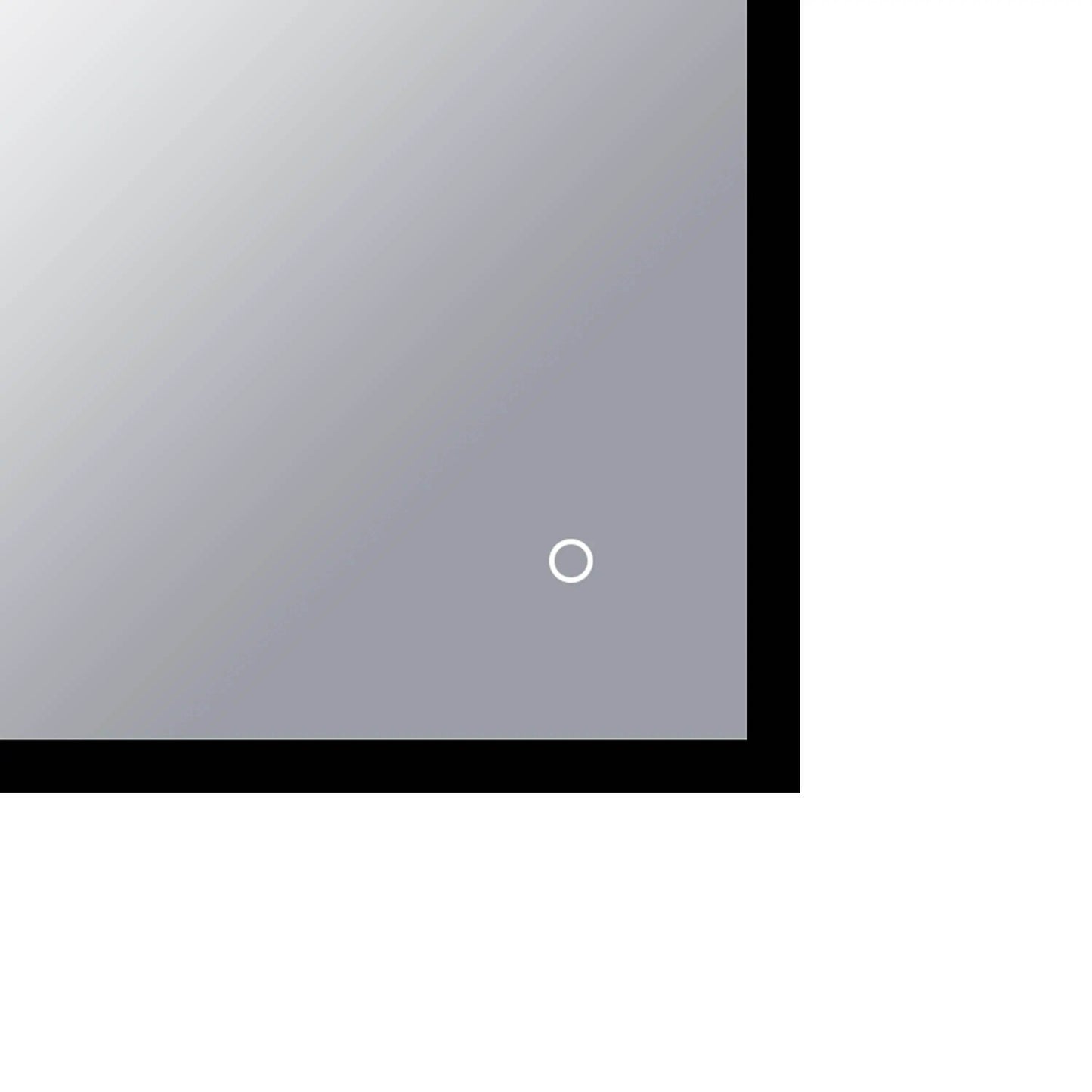 LEO Front & Backlit LED Lighted Mirror with Dimmer & Defogger - Available in 2 Sizes