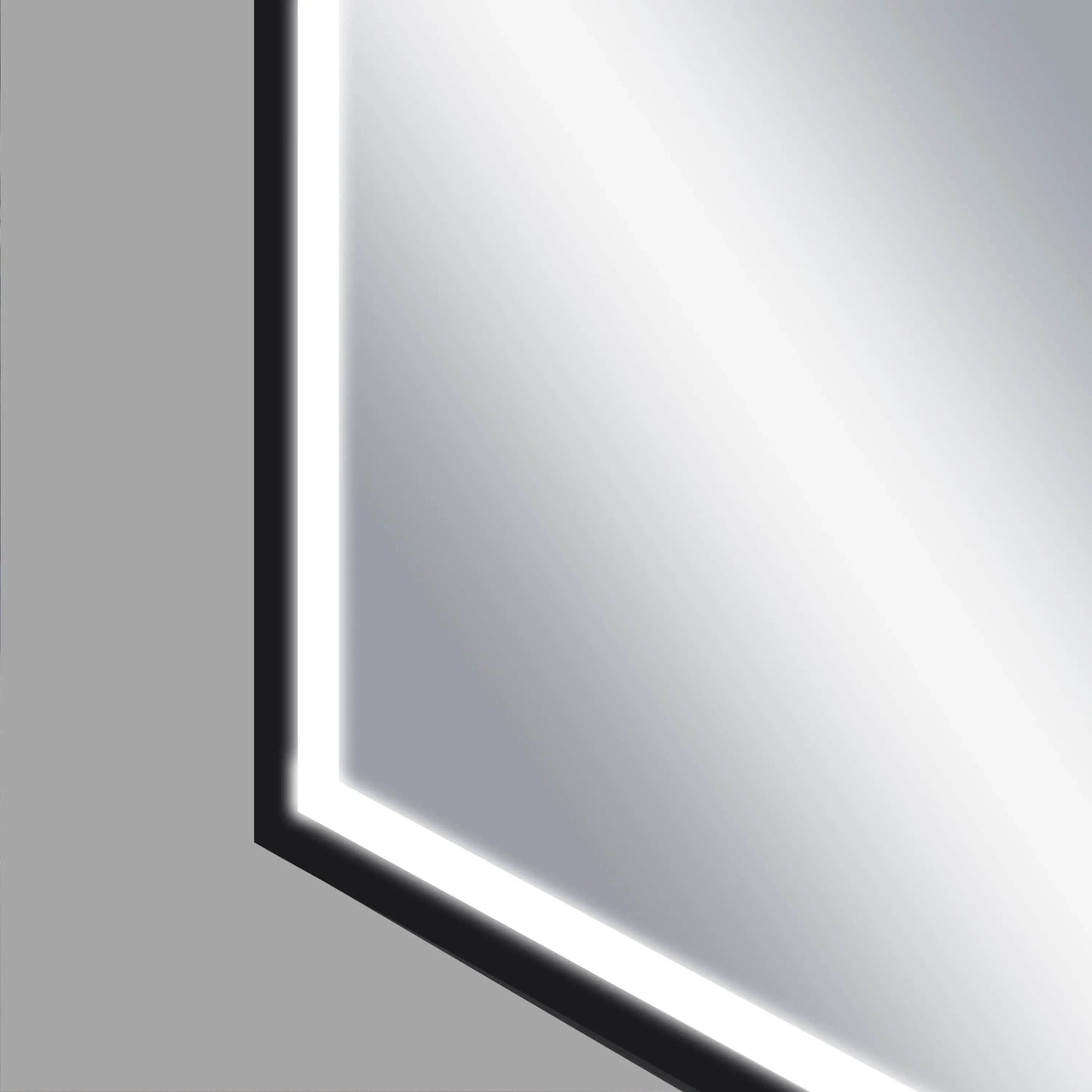 LEO Front & Backlit LED Lighted Mirror with Dimmer & Defogger - Available in 2 Sizes
