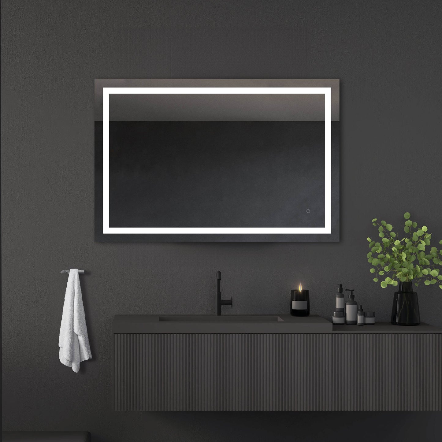 Riga LED Mirror w/ Dimmer & Defogger - Available in 4 Sizes