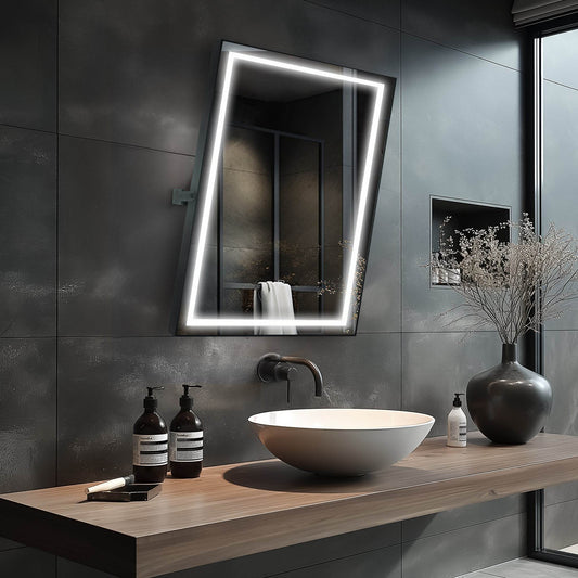Kalista 24"W x 32"H Pivoting LED Mirror
