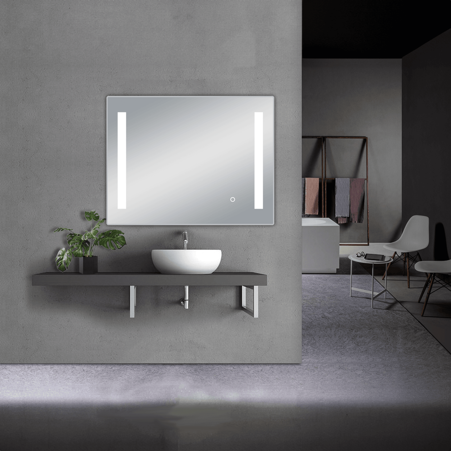 Treviso LED Mirror with Dimmer and Defogger - Available in 4 Sizes