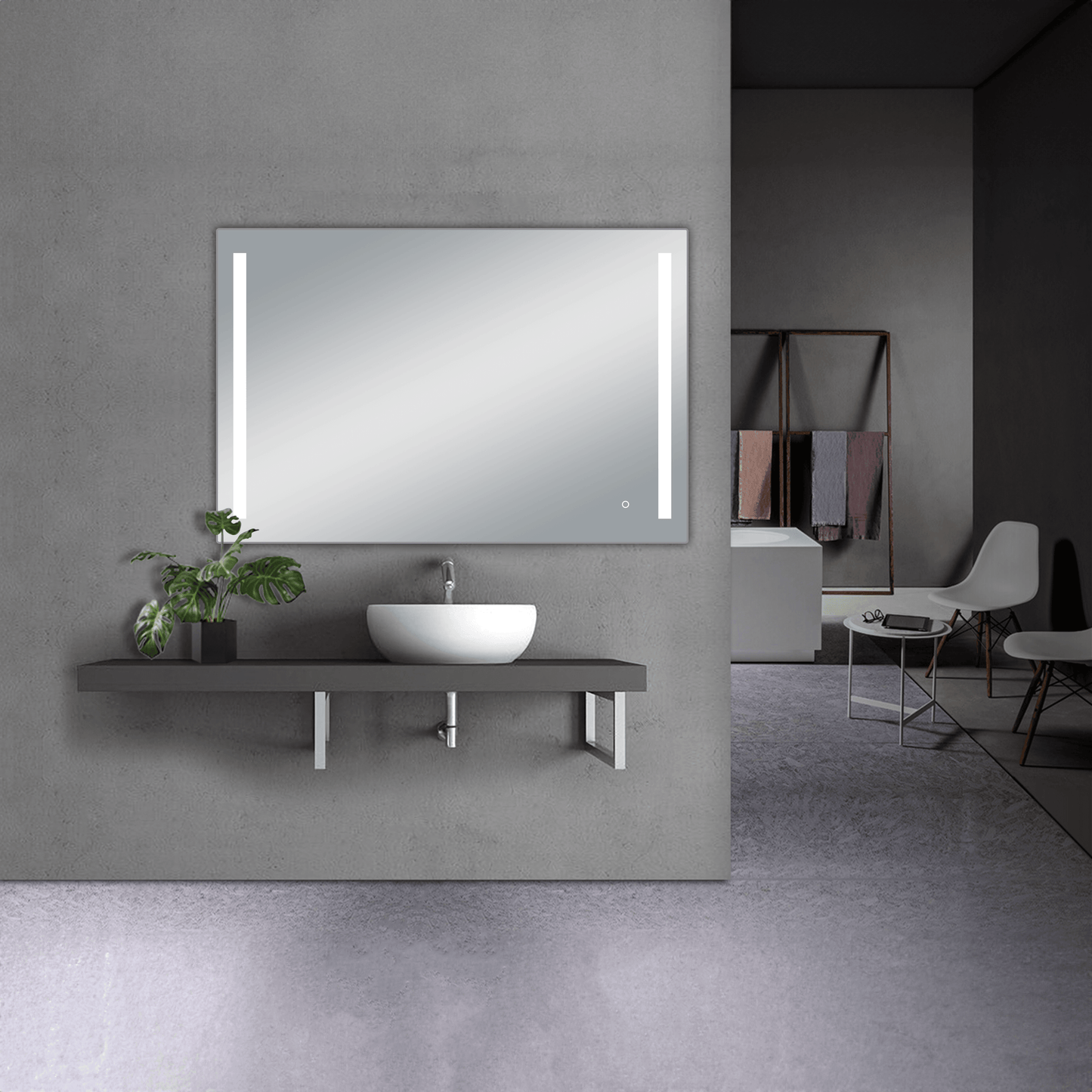 Treviso LED Mirror with Dimmer and Defogger - Available in 4 Sizes