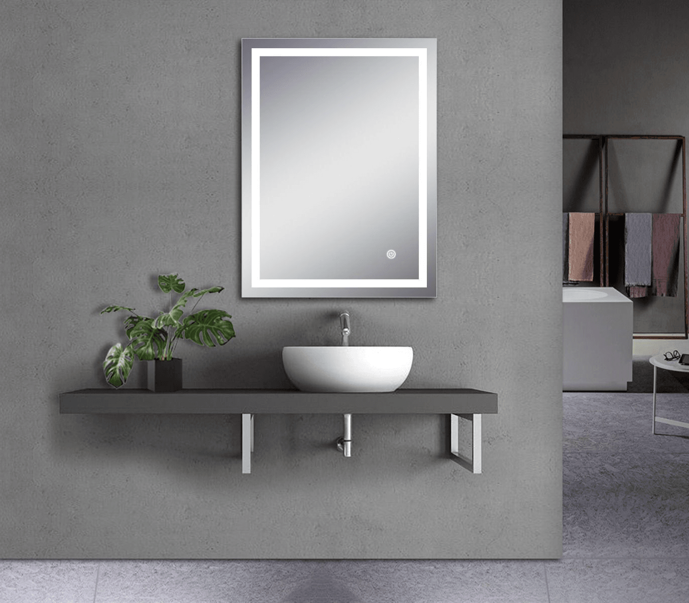 Riga LED Mirror w/ Dimmer & Defogger - Available in 4 Sizes