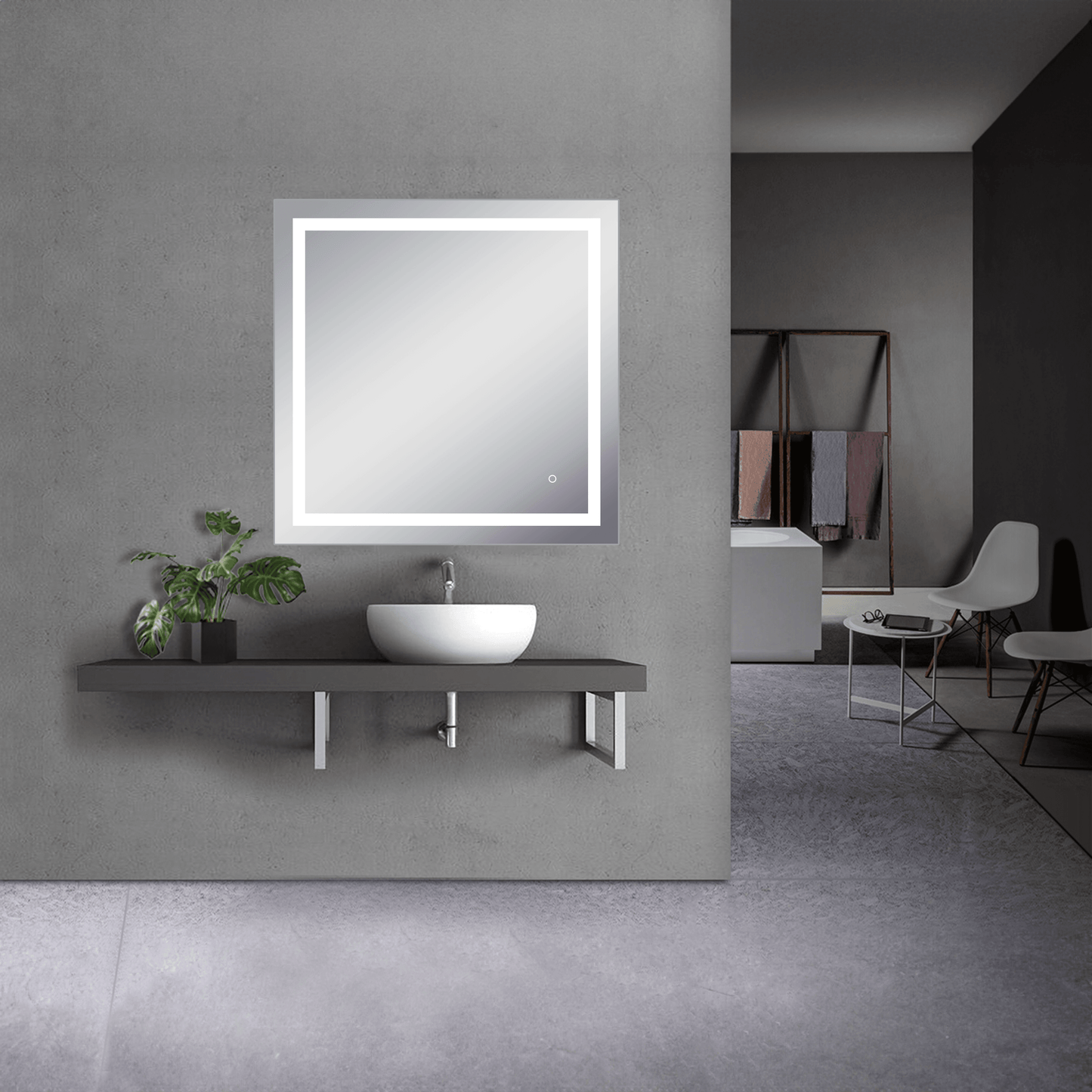 Riga LED Mirror w/ Dimmer & Defogger - Available in 4 Sizes
