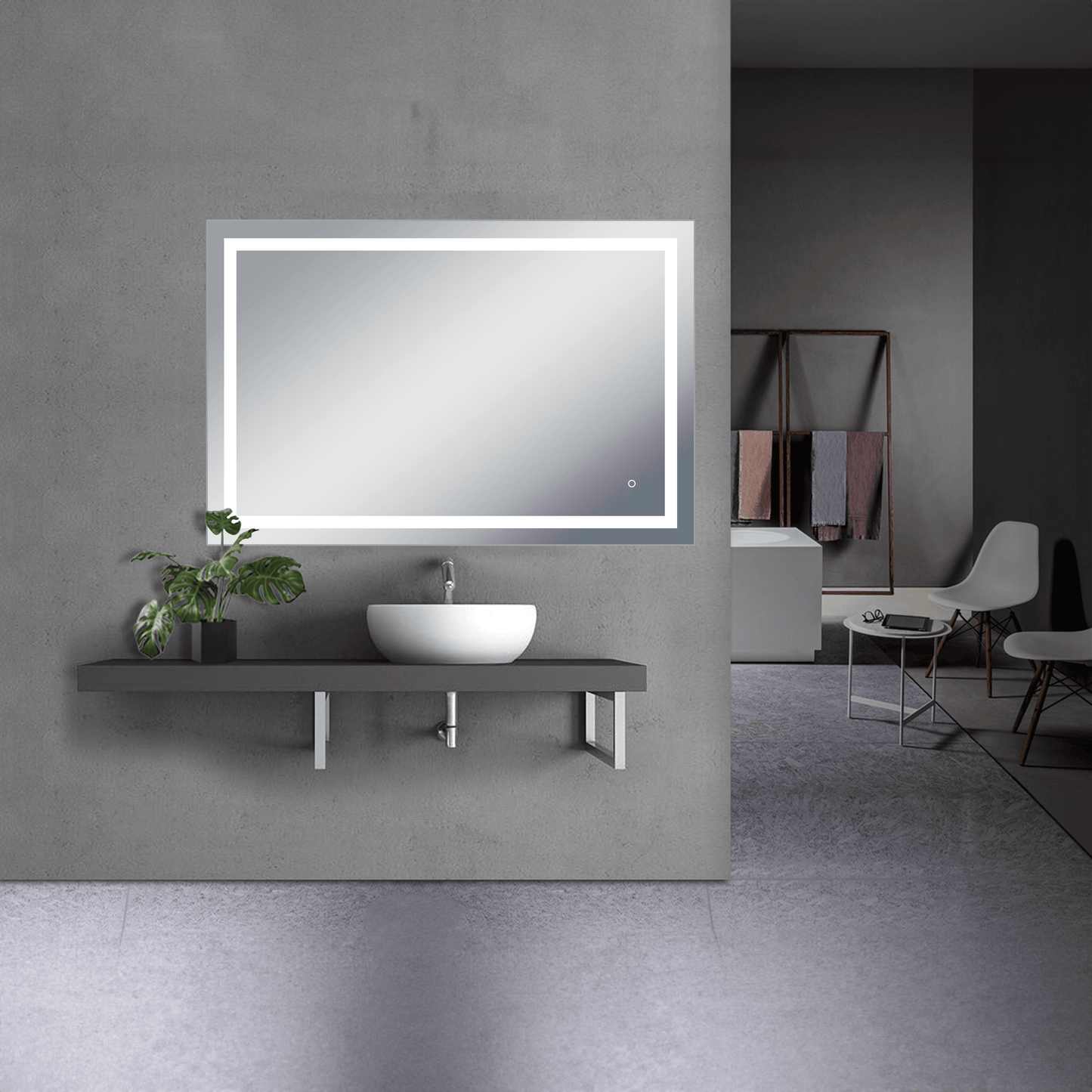 Riga LED Mirror w/ Dimmer & Defogger - Available in 4 Sizes