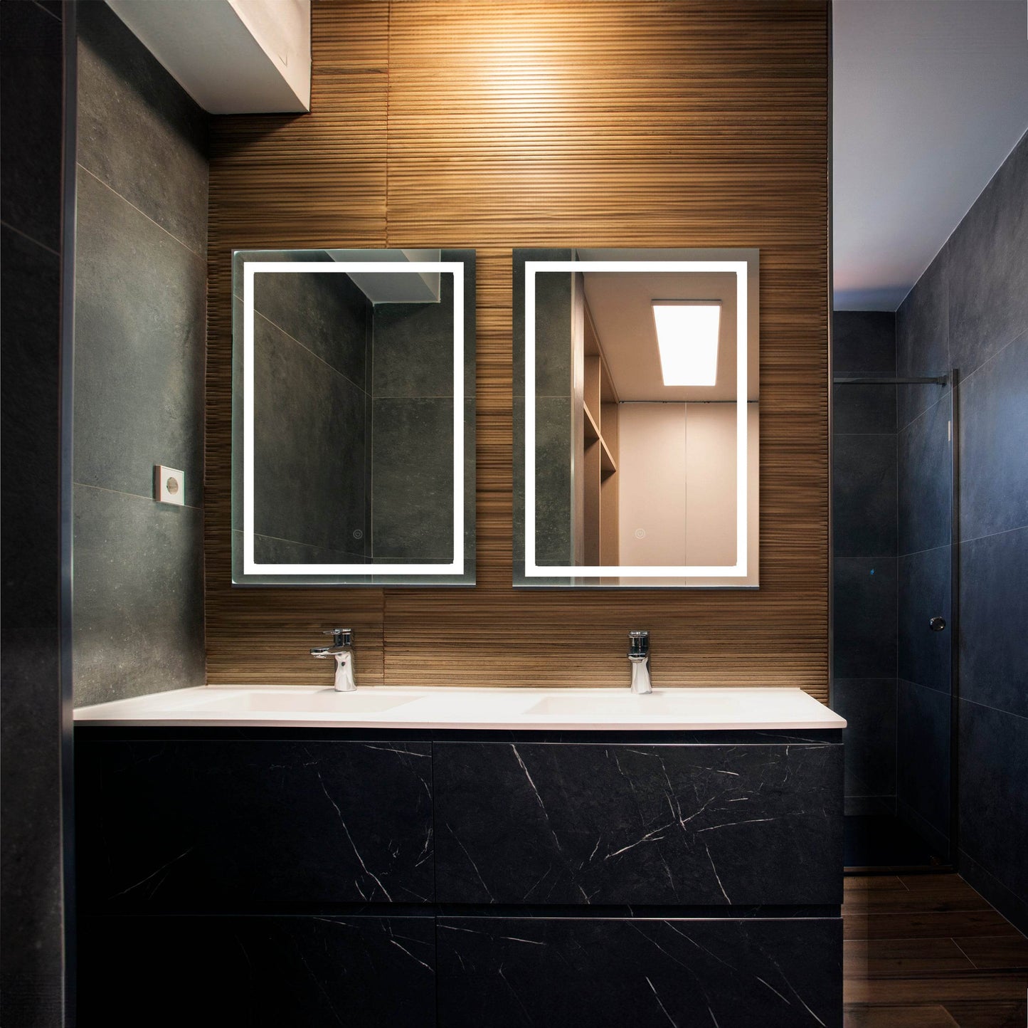 Riga LED Mirror w/ Dimmer & Defogger - Available in 4 Sizes