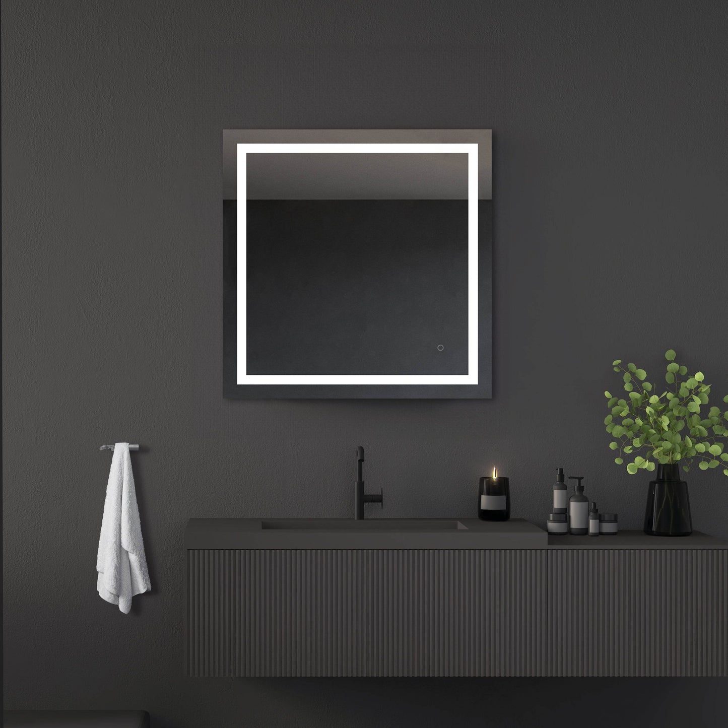 Riga LED Mirror w/ Dimmer & Defogger - Available in 4 Sizes