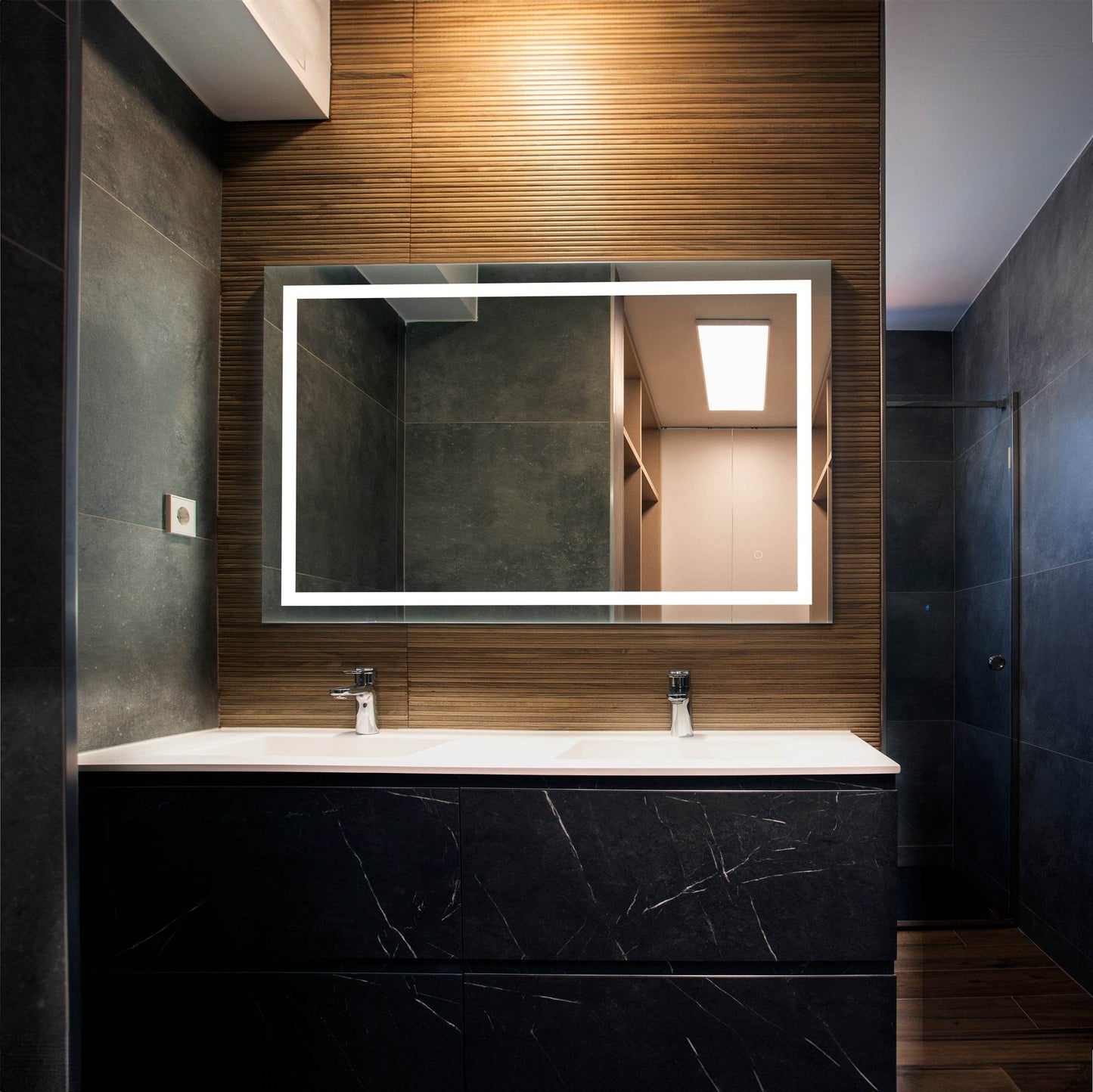 Riga LED Mirror w/ Dimmer & Defogger - Available in 4 Sizes