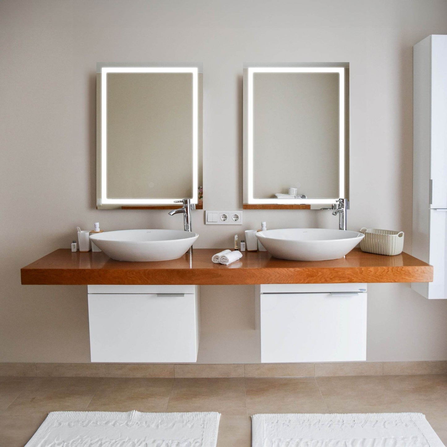 Riga LED Mirror w/ Dimmer & Defogger - Available in 4 Sizes