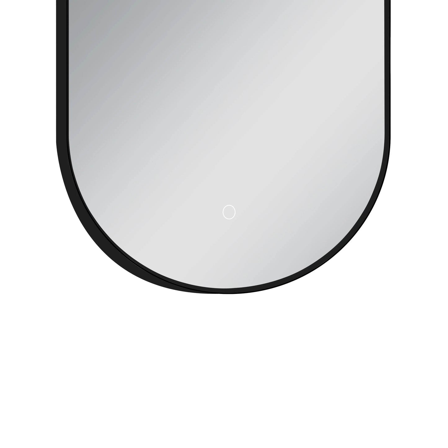 Olivia 20" W x 32" H LED Lighted Bathroom Mirror with Dimmer & Defogger in Black